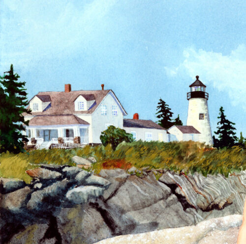 lighthouse, Pemaquid light, Pemaquid Point, Maine lighthouse
