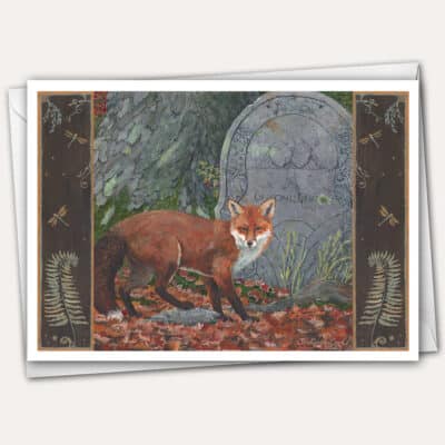 "Ever and Ever" Fox Greeting Card